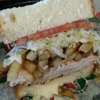 Panini's Bar and Grill - Turkey overstuffed sandwich - New American Near Me - Stow, Ohio Panini's Bar and Grill - Turkey overstuffed sandwich - New American Near Me - Stow, Ohio
