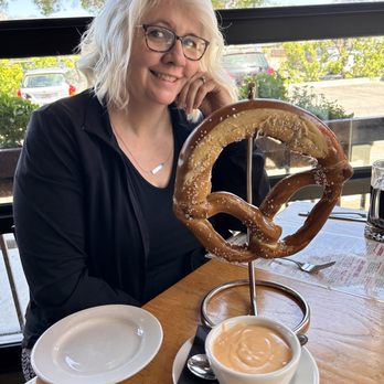 Bohemian Brewery - The pretzel with beer cheese- amazing! - Breweries Near Me - Midvale, Utah