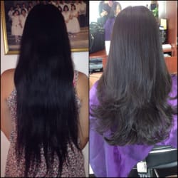 Excellent Salon - Before & After. Ana, you are the best! My hair is healthy again lol