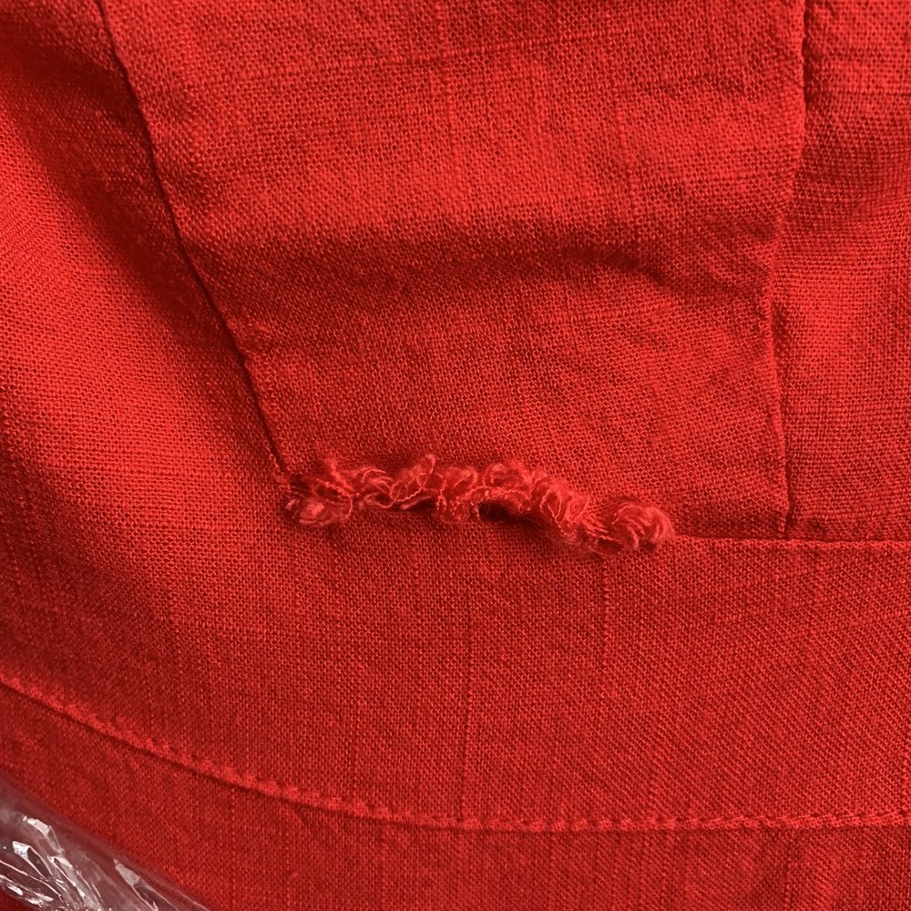 CD One Price Cleaners - The top that has been shredded. I would have known the jumpsuit had this defect as it's quite obvious prior to dropping off. - Laundry Services Near Me - Schaumburg, Illinois CD One Price Cleaners - The top that has been shredded. I would have known the jumpsuit had this defect as it's quite obvious prior to dropping off. - Laundry Services Near Me - Schaumburg, Illinois