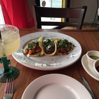 Angela's Cafe - Eagle Hill - I chose a taco medley: el pastor, steak and chicken and an original margarita on the rocks - Mexican Near Me - Boston, Massachusetts Angela's Cafe - Eagle Hill - I chose a taco medley: el pastor, steak and chicken and an original margarita on the rocks - Mexican Near Me - Boston, Massachusetts