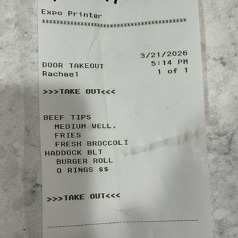 Jon Ryan's Pub - This Jon Ryan'sPub receipt!!!!!! - Pubs Near Me - Tewksbury, Massachusetts