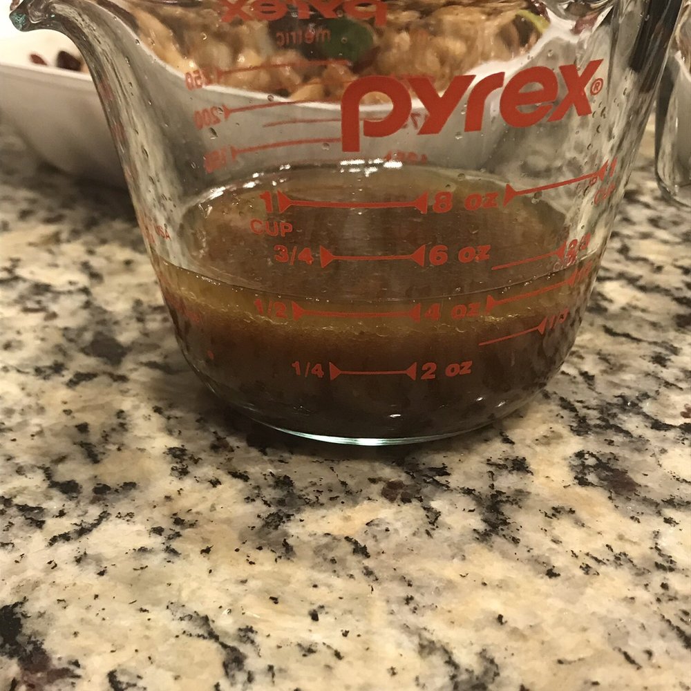 Lucky China Restaurant - 1/2 cup of oil drained from the Kung Pao chicken - Chinese Near Me - Carson, California