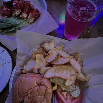 Key & Cleaver - BBQ Bacon Cheese Burger  Novo Dragonfruit - Burgers Near Me - San Diego, California