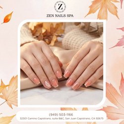 Zen Nails Spa - Bring the beauty of the season to your nails with rich shades and delicate fall accents.
Call today to schedule your appointment!
---