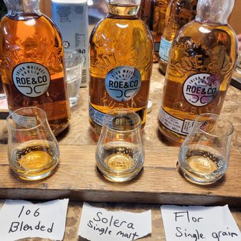 Roe & Co Distillery - The Roe Flight. - Distilleries Near Me - Dublin, D Roe & Co Distillery - The Roe Flight. - Distilleries Near Me - Dublin, D