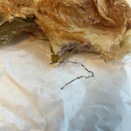 Ham and cheese croissant