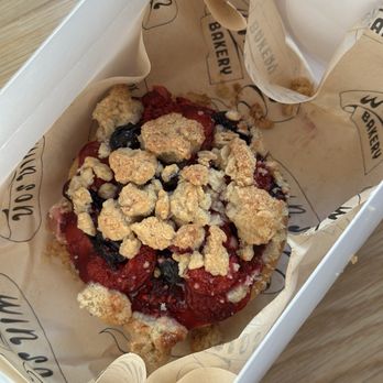 Win Son Bakery - Favorite thing that surprised me: seasonal berry compote on top of this nian gao - Bakeries Near Me - New York, New York Win Son Bakery - Favorite thing that surprised me: seasonal berry compote on top of this nian gao - Bakeries Near Me - New York, New York