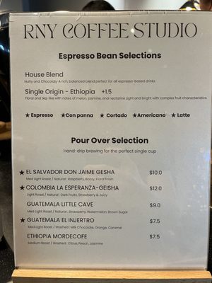 Menu photo 6 Rny Coffee Studio Los Angeles, CA Menu photo 6 Rny Coffee Studio Los Angeles, CA