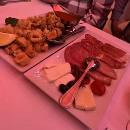 Fried Calamari and Cold Antipasto Franceschino Fried Calamari and Cold Antipasto Franceschino