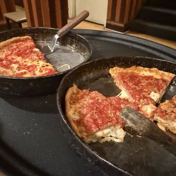 Lou Malnati's Pizzeria - Deep dish classic and cheese pie w/Large - Deep Dish Pepperoni but without the pepperoni since they forgot. - Pizza Near Me - Chicago, Illinois Lou Malnati's Pizzeria - Deep dish classic and cheese pie w/Large - Deep Dish Pepperoni but without the pepperoni since they forgot. - Pizza Near Me - Chicago, Illinois