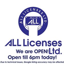 All Licenses - April 29, 2026 - Google is confused... we are OPEN!
Mon-Fri 9am - 6pm
Sat 10am - 5pm
Sun 12pm - 4pm