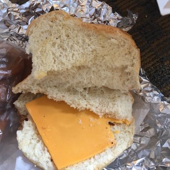 Kennedy Fried Chicken - Grilled cheese sandwich was a slice of cheese tossed on cold hamburger bun. - Fast Food Near Me - Jamaica, New York Kennedy Fried Chicken - Grilled cheese sandwich was a slice of cheese tossed on cold hamburger bun. - Fast Food Near Me - Jamaica, New York