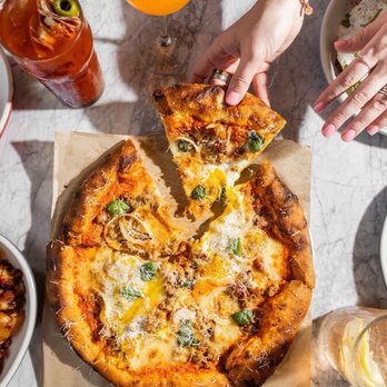 North Italia - Breakfast Rosa* pizza - Italian Near Me - Charlotte, North Carolina North Italia - Breakfast Rosa* pizza - Italian Near Me - Charlotte, North Carolina