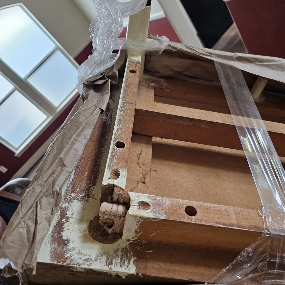 Eurmove - Broke leg off antique furniture. - Movers Near Me - Cypress, Texas Eurmove - Broke leg off antique furniture. - Movers Near Me - Cypress, Texas