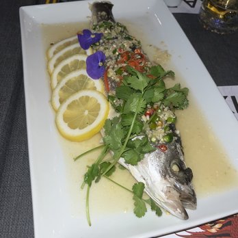 Kinnara Thai - Key Lime Style Sea Bass - Thai Near Me - Van Nuys, California