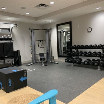 Home2Suites by Hilton Brunswick - Gym - Dumbbells up to 75 lbs. A Life Machine, kettlebells, and stretching/hanging station. - Hotels Near Me - Brunswick, Georgia Home2Suites by Hilton Brunswick - Gym - Dumbbells up to 75 lbs. A Life Machine, kettlebells, and stretching/hanging station. - Hotels Near Me - Brunswick, Georgia