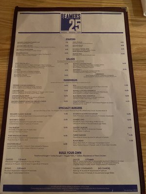 Menu photo 5 Beamer's 25 Roanoke, VA Menu photo 5 Beamer's 25 Roanoke, VA