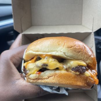 Marathon Burger - "LA's favorite burger". I've seen better and tasted better for $15 - Burgers Near Me - Los Angeles, California