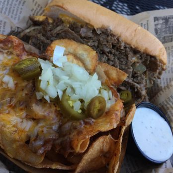 Wayback Burgers - Meh Cheese Steak Yummy chips. - Burgers Near Me - Braselton, Georgia Wayback Burgers - Meh Cheese Steak Yummy chips. - Burgers Near Me - Braselton, Georgia