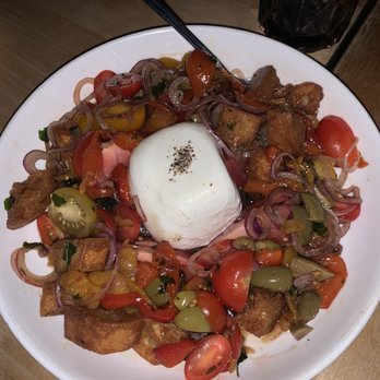 Casa Isola Osteria - Burrata Panzanella - Italian Near Me - Miami Beach, Florida Casa Isola Osteria - Burrata Panzanella - Italian Near Me - Miami Beach, Florida