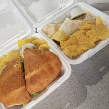 Burritos & Beer - Torta and quesadilla overload with a complimentary side of their chips & jalapeño ranch - Mexican Near Me - Fishers, Indiana