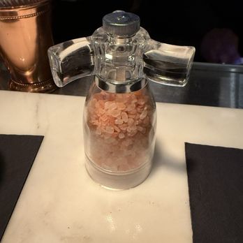 Randy's Prime Seafood and Steaks - Nice little salt shaker provided for your table - New American Near Me - Vienna, Virginia Randy's Prime Seafood and Steaks - Nice little salt shaker provided for your table - New American Near Me - Vienna, Virginia