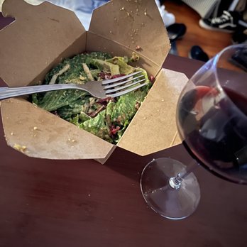 Talula's - Take out Vegan Ceasar - Fork for perspective. Hadn't even taken a bite yet... - Pizza Near Me - Asbury Park, New Jersey Talula's - Take out Vegan Ceasar - Fork for perspective. Hadn't even taken a bite yet... - Pizza Near Me - Asbury Park, New Jersey