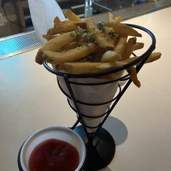 3rd Base LA - Truffle Parmesan Fries - these were great. Comes with ketchup and ranch. I'd order again. - Sports Bars Near Me - Los Angeles, California 3rd Base LA - Truffle Parmesan Fries - these were great. Comes with ketchup and ranch. I'd order again. - Sports Bars Near Me - Los Angeles, California