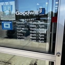 Goodwill Store and Donation Center - Hours