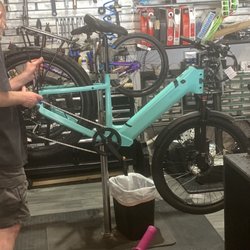 Skinny Wheels Pedals and Pints - Having a rack installed