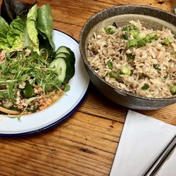 Long Grain - Larb and Smoked Mackerel Fried Rice - yum!
