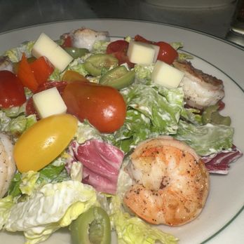 Italian Disco - Salad with grilled shrimp - Pizza Near Me - Baltimore, Maryland