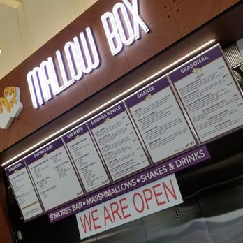 Mallow Box - Menu board - Desserts Near Me - Plano, Texas