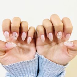 Cinderella Nail Spa - Extensions + Gel Manicure  It came out so pretty!!