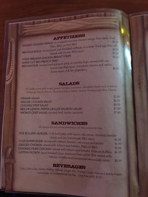 Menu photo 8 The Bullpen Streator, IL