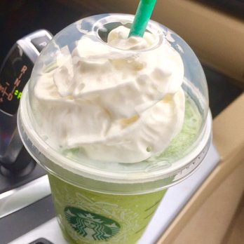 Starbucks - #greenteaFrapp double blended icy - Coffee & Tea Near Me - Antioch, California