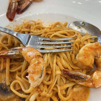 Panini Kabob Grill - Shrimp that was not cleaned! Vein quite prominent. - Mediterranean Near Me - San Diego, California