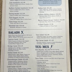 Kimber's Bar & Grill - Menu
