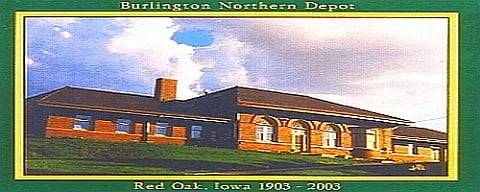 The Restored Burlington Northern Depot & WWII Memorial Museum by null