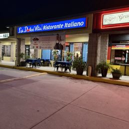 Entrance in strip mall