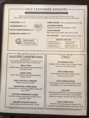Menu photo 8 Wolffy's Hamburgers Airway Heights, WA Menu photo 8 Wolffy's Hamburgers Airway Heights, WA