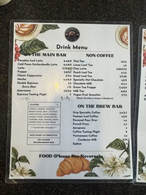 Menu photo 1 Waterbean Coffee Cornelius, NC