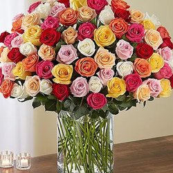 Doral Flower Distric & Design - Multi color vase arrangement