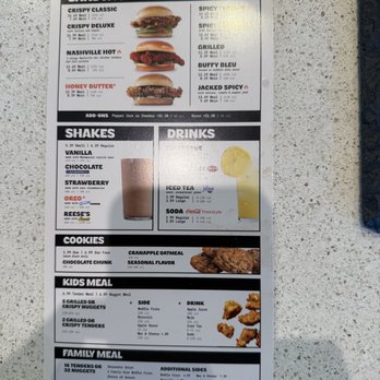 PDQ Chicken - Menu on 10/24/24 - Chicken Shop Near Me - Clearwater, Florida