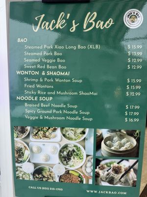 Menu photo 1 Jack's Bao Monterey, CA Menu photo 1 Jack's Bao Monterey, CA