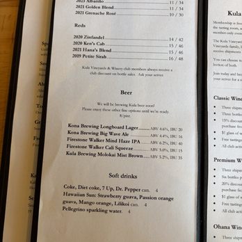 Kula Hawaiian Kitchen - Wine Menu - Hawaiian Near Me - Atascadero, California Kula Hawaiian Kitchen - Wine Menu - Hawaiian Near Me - Atascadero, California