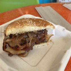 Little Batch - Inside the meatloaf sandwich