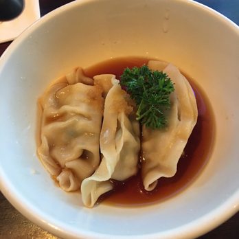 Ramen Dojo - Potsticker appetizers - slightly soggy (3 stars) - Ramen Near Me - San Mateo, California