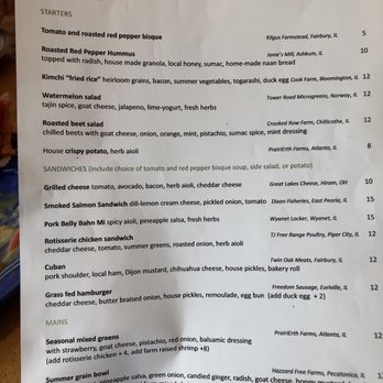 Thyme Craft Kitchen - Menu - American Near Me - Peru, Illinois Thyme Craft Kitchen - Menu - American Near Me - Peru, Illinois